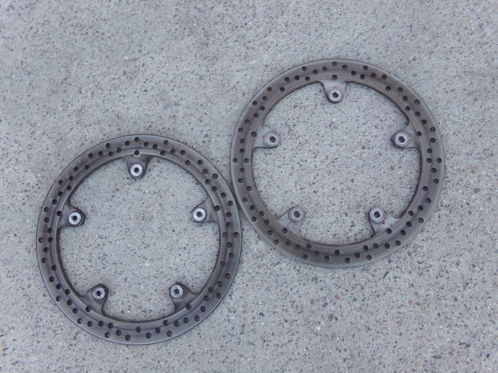 2015 BMW R1200 RTP OEM FRONT BRAKE DISC ROTOR SET 4.45 MM FITS: 14-18