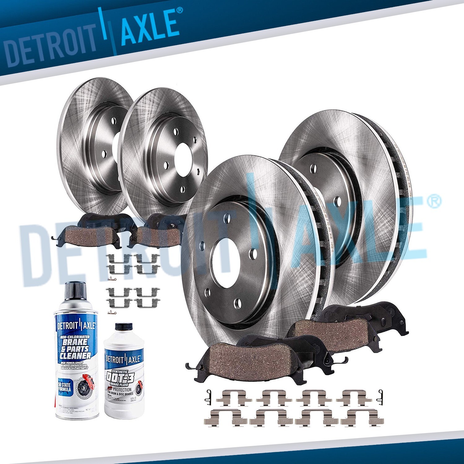 293mm Front & Rear Disc Brake Rotors Ceramic Pads for Subaru Outback Legacy