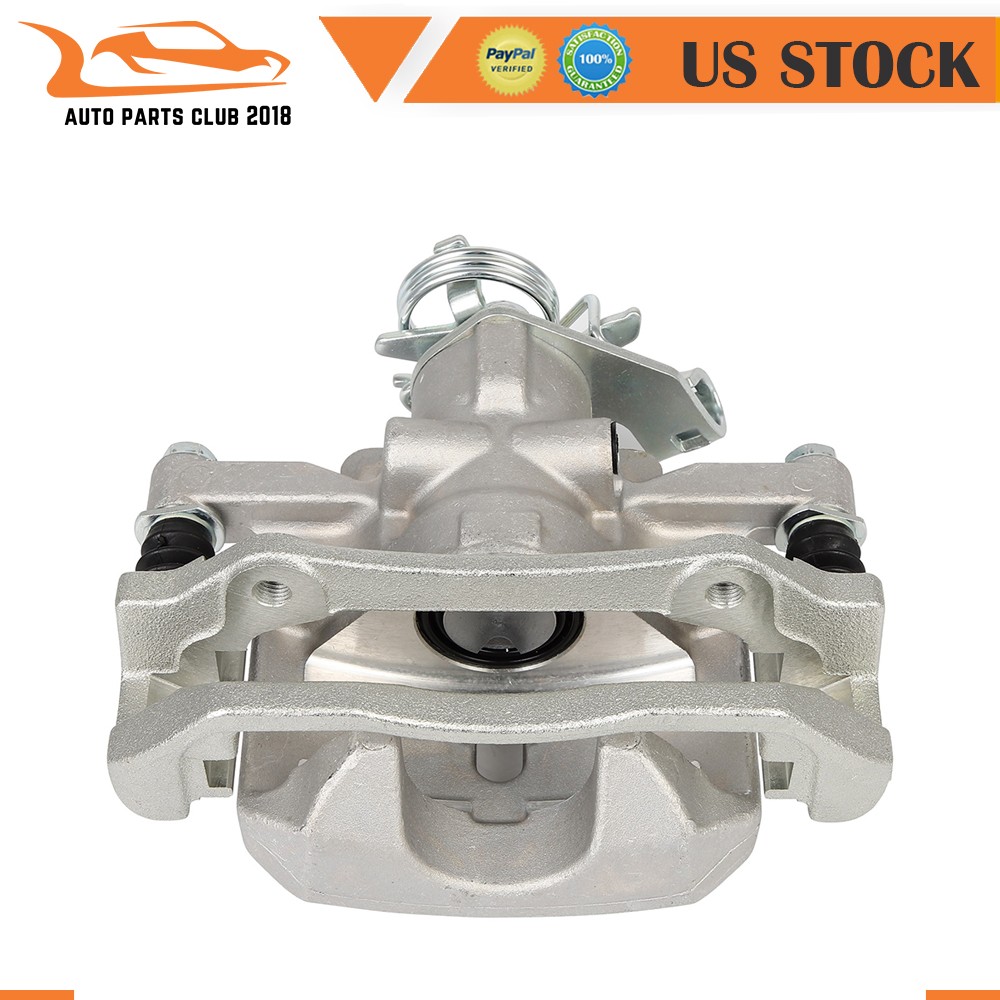 Silver Brake Calipers Rear Left For 2013 2014 2015 2016 Dodge Dart w/ Bracket