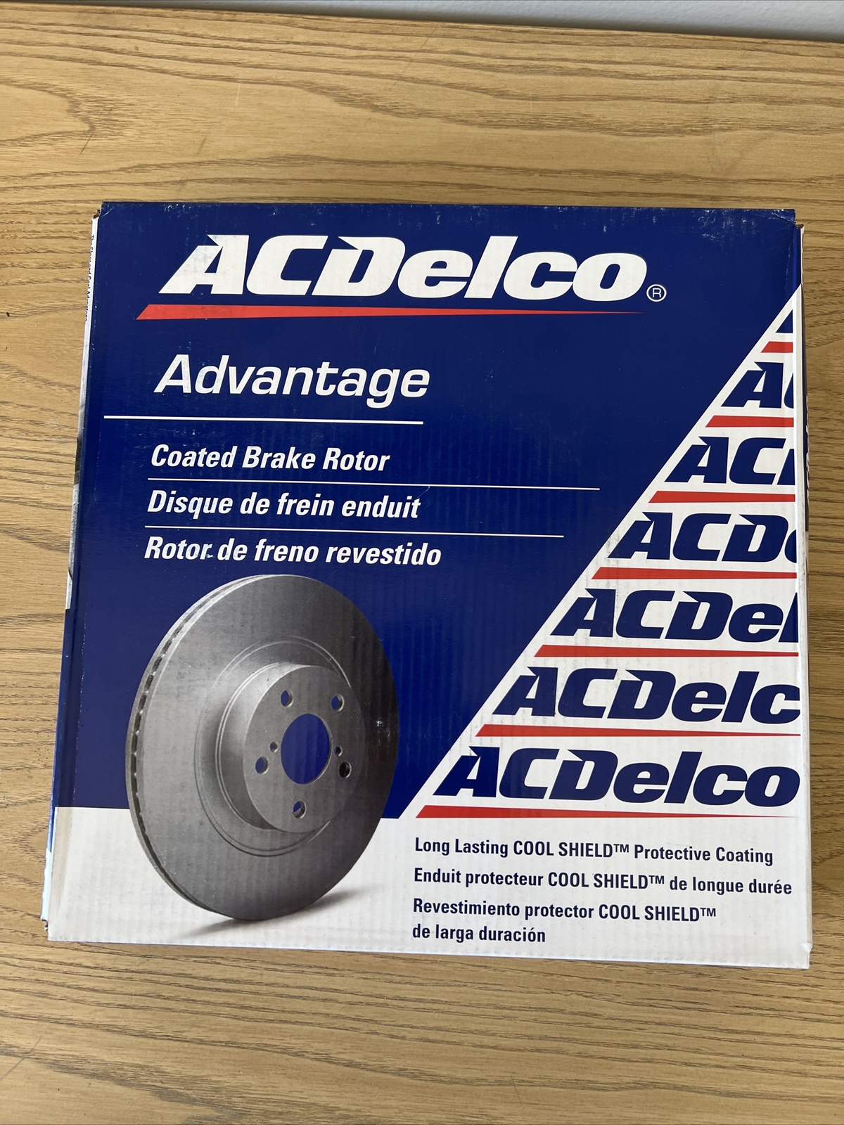 ACDelco Advantage 18A2737AC Coated Front Disc Brake Rotor