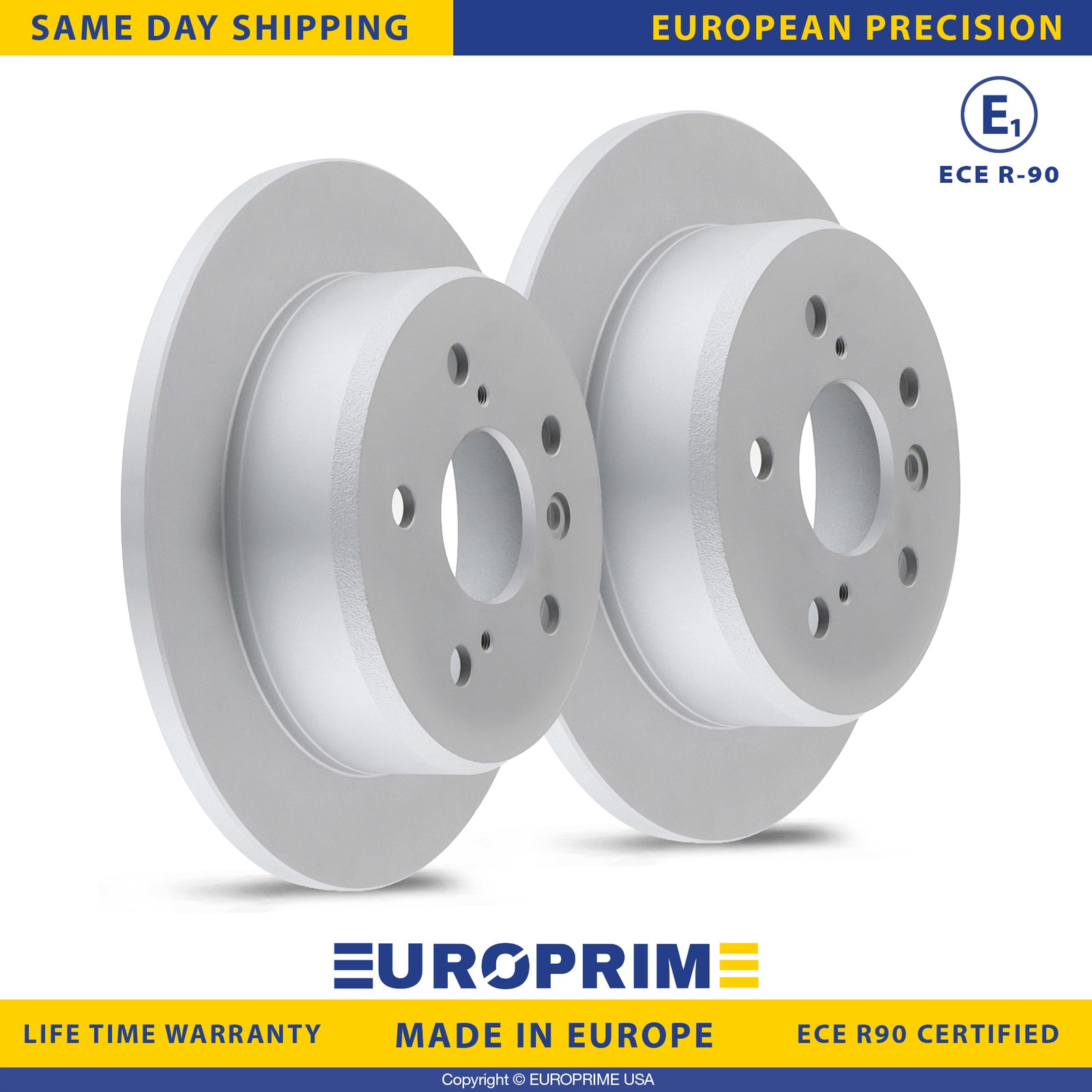 10.59 in Rear Brake Rotors for 02-03 Lexus ES300 04-06 ES330 05-07 Avalon Camry