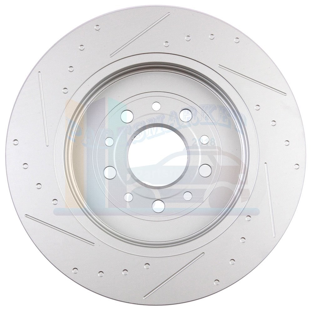 2X Rear Discs Brake Rotors For 2011 2012 2013 2014 2015 Ford Edge G3000 Casting