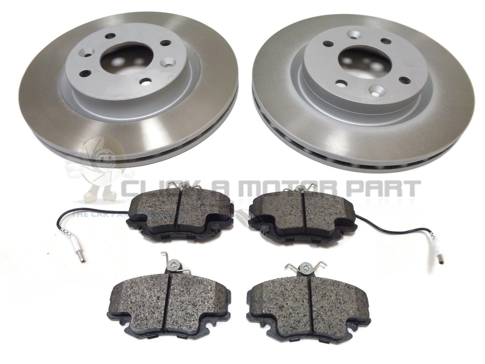 RENAULT CLIO MK1 1.8 16V 1991-1996 FRONT 2 BRAKE DISCS AND PADS SET NEW