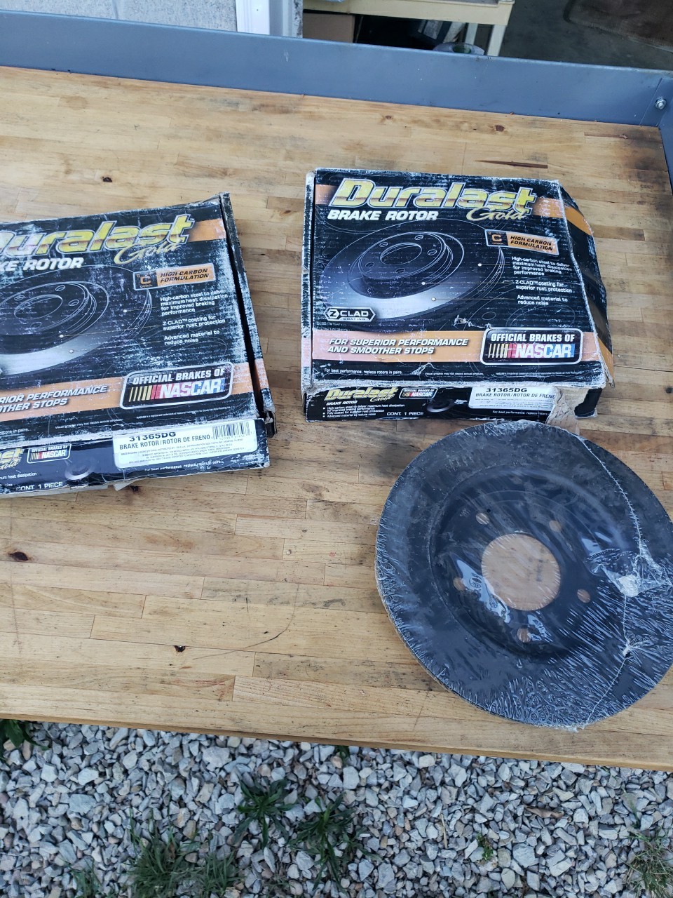 Pair of 2 Duralast Gold 31365DG Brake Rotors New Open Box