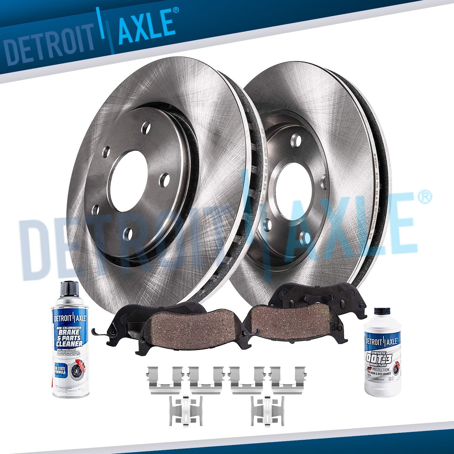 Front Disc Brake Rotors and Ceramic Brake Pads for Acura Legend Integra Isuzu