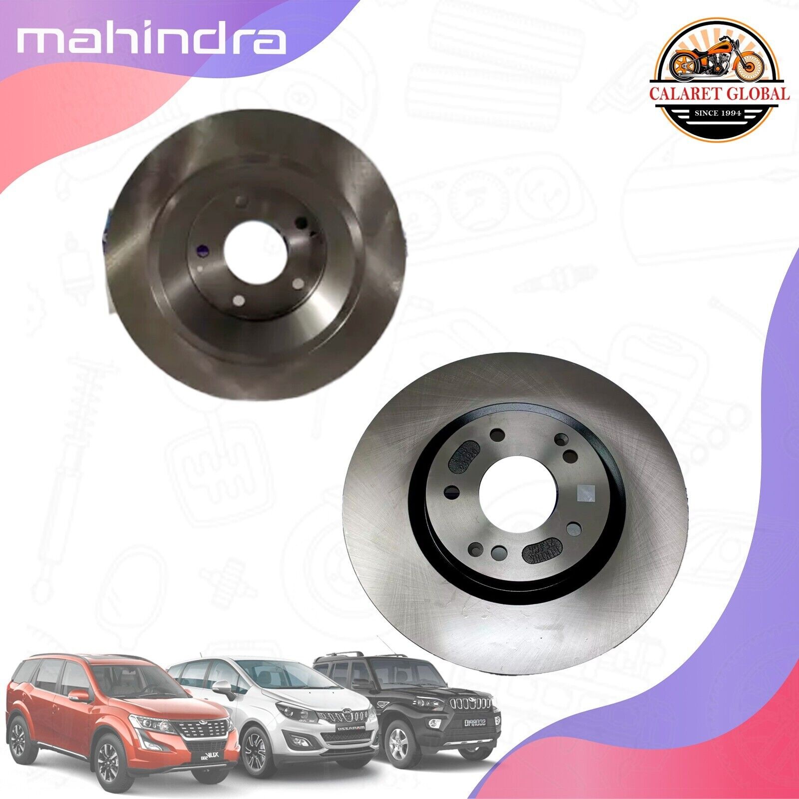 OEM GENUINE FRONT & REAR DISC BRAKE ROTOR FOR MAHINDRA XUV300 1.5L XUV3XO