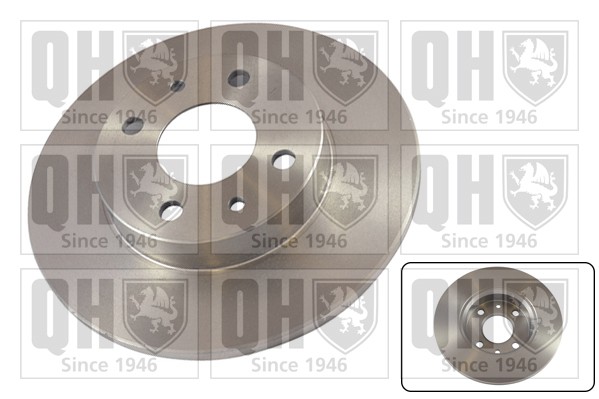 2x Brake Discs Pair Solid fits FIAT TEMPRA 159 90 to 96 241mm Set QH 0060800345