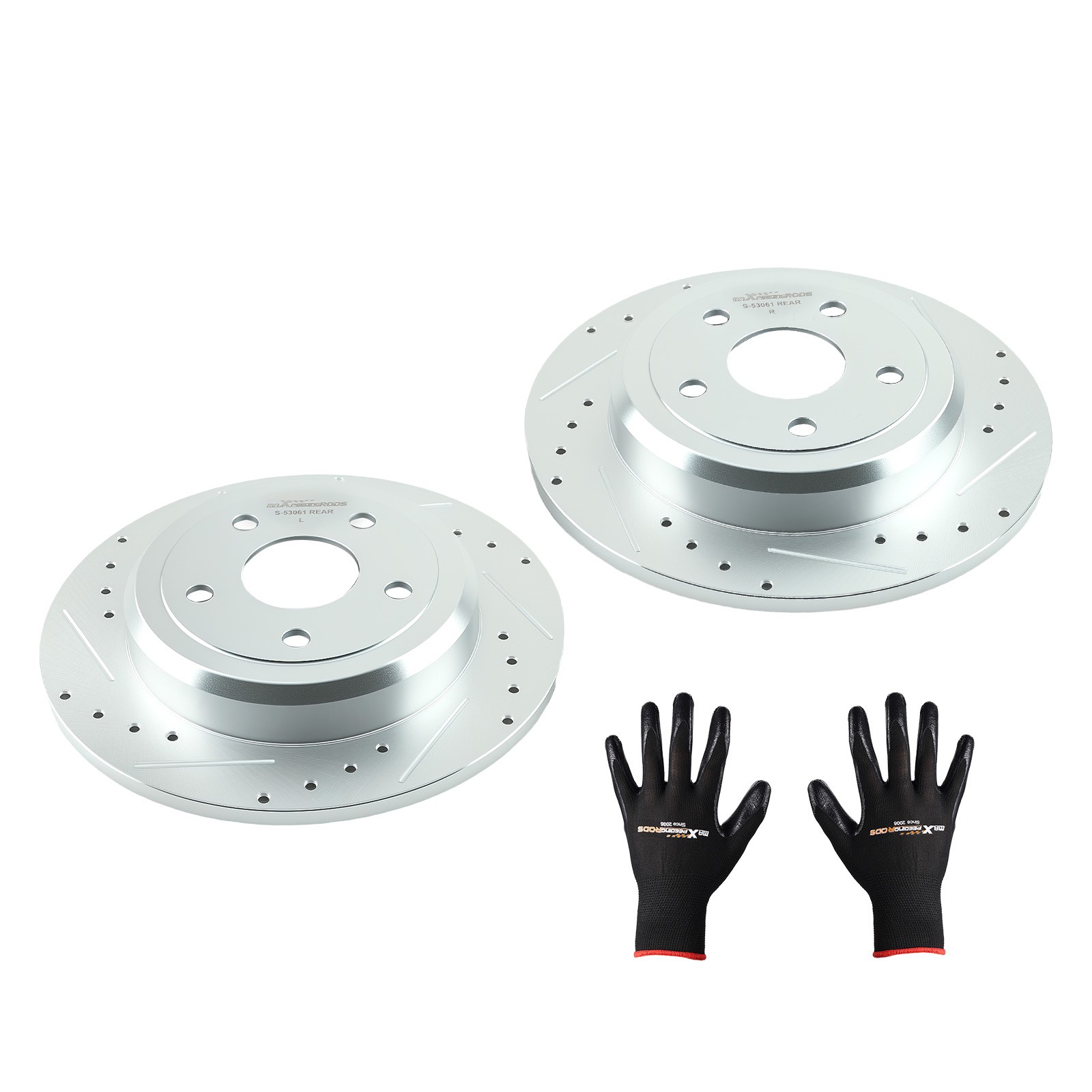 330mm Brake Rotor Set Rear for Dodge Durango/Jeep Grand Cherokee S-53061 11-20