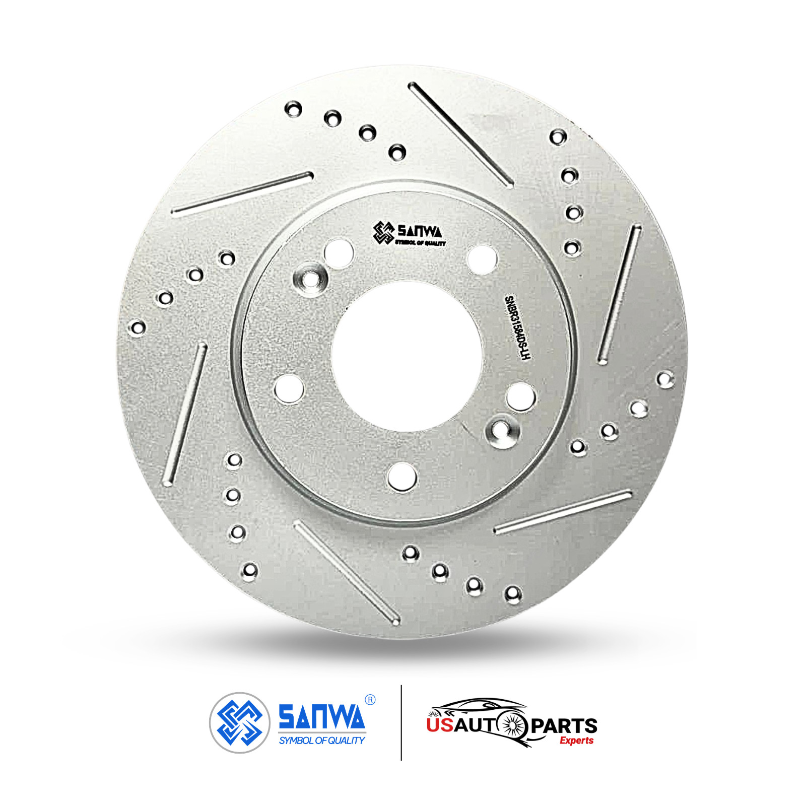 PAIR OF FRONT BRAKE ROTOR VENTED & GEOMET COATED D&S 280mm FOR KIA ELANTRA 11-23