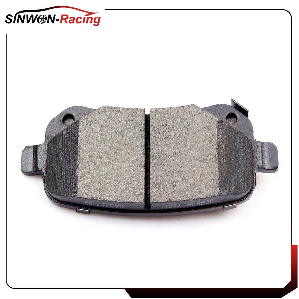 Rear Brakes Ceramic Pads and Rotors Slotted For 2008-2010 Dodge Grand Caravan