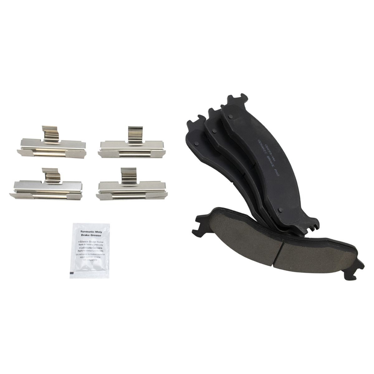 ABS Front Brake Pad & Rotor Pair Kit Ceramic for Ford Van Econoline