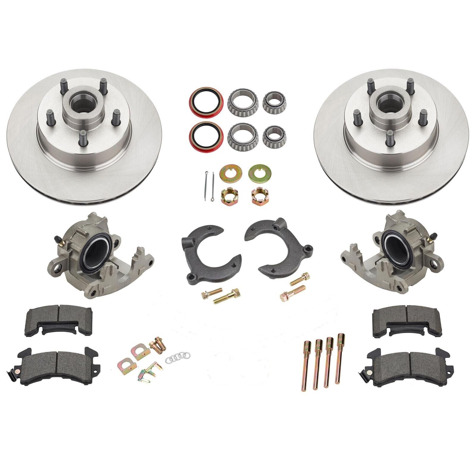 Mustang II Front Disc Brake Conversion Kit 2″ Drop Spindles Chevrolet 5 on 4 3/4