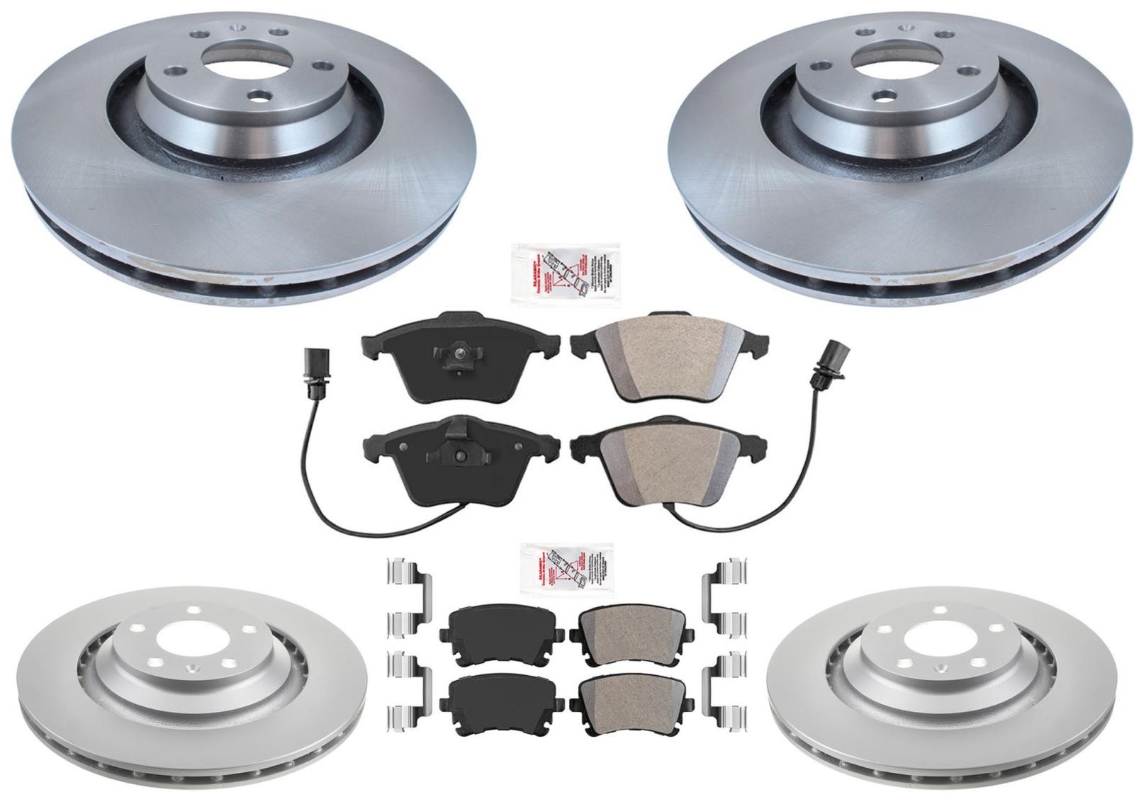 Premium Disc Brake Rotors Brake Pads For Audi A6 Quattro 2005-2011 V8 4.2L