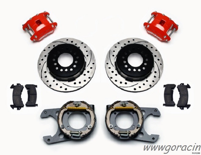 Wilwood D154 Donk Rear Parking Brake Kit,1971-1976 Caprice,Impala,12.19″ Rotors-
