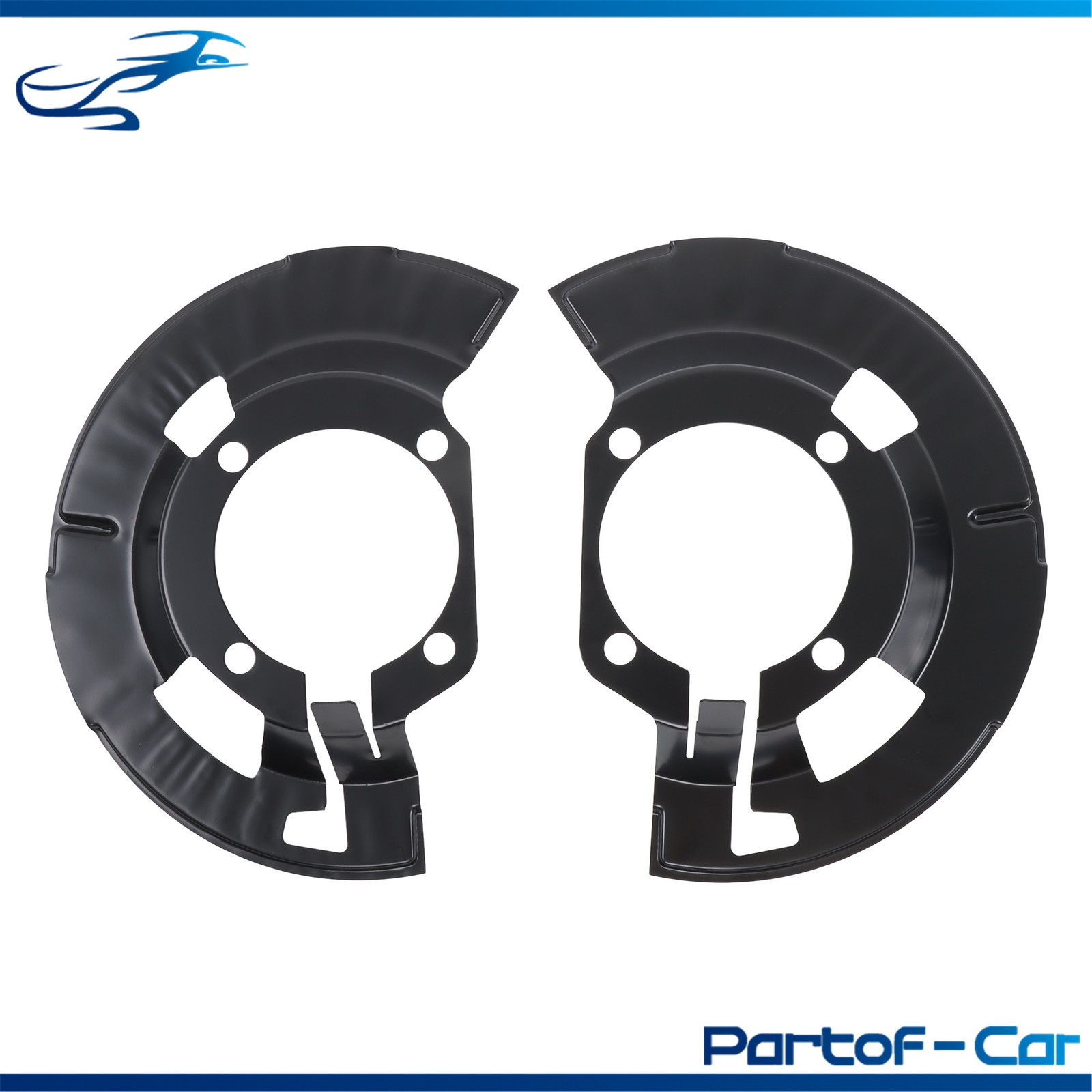Front Left and Right Side Brake Dust Shield for Dodge Ram 1500 2500 3500 2Pcs