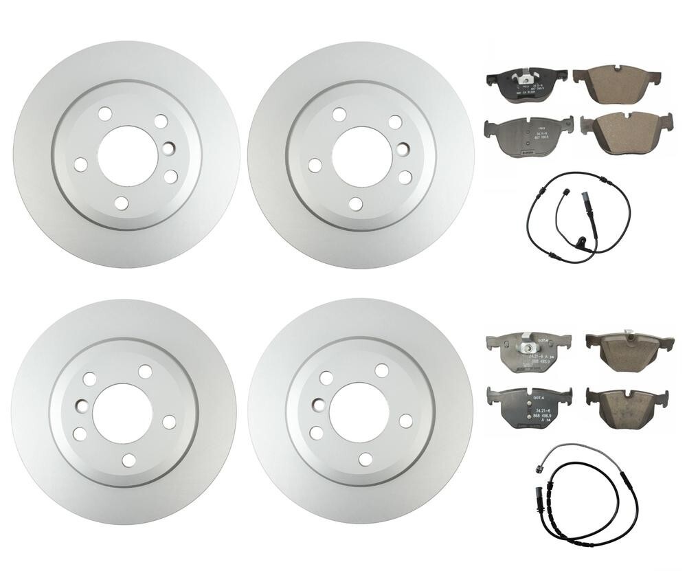 Genuine OEM Front Rear Brake Kit Disc Rotors Pads Sensors For BMW F15 F16 X5 X6