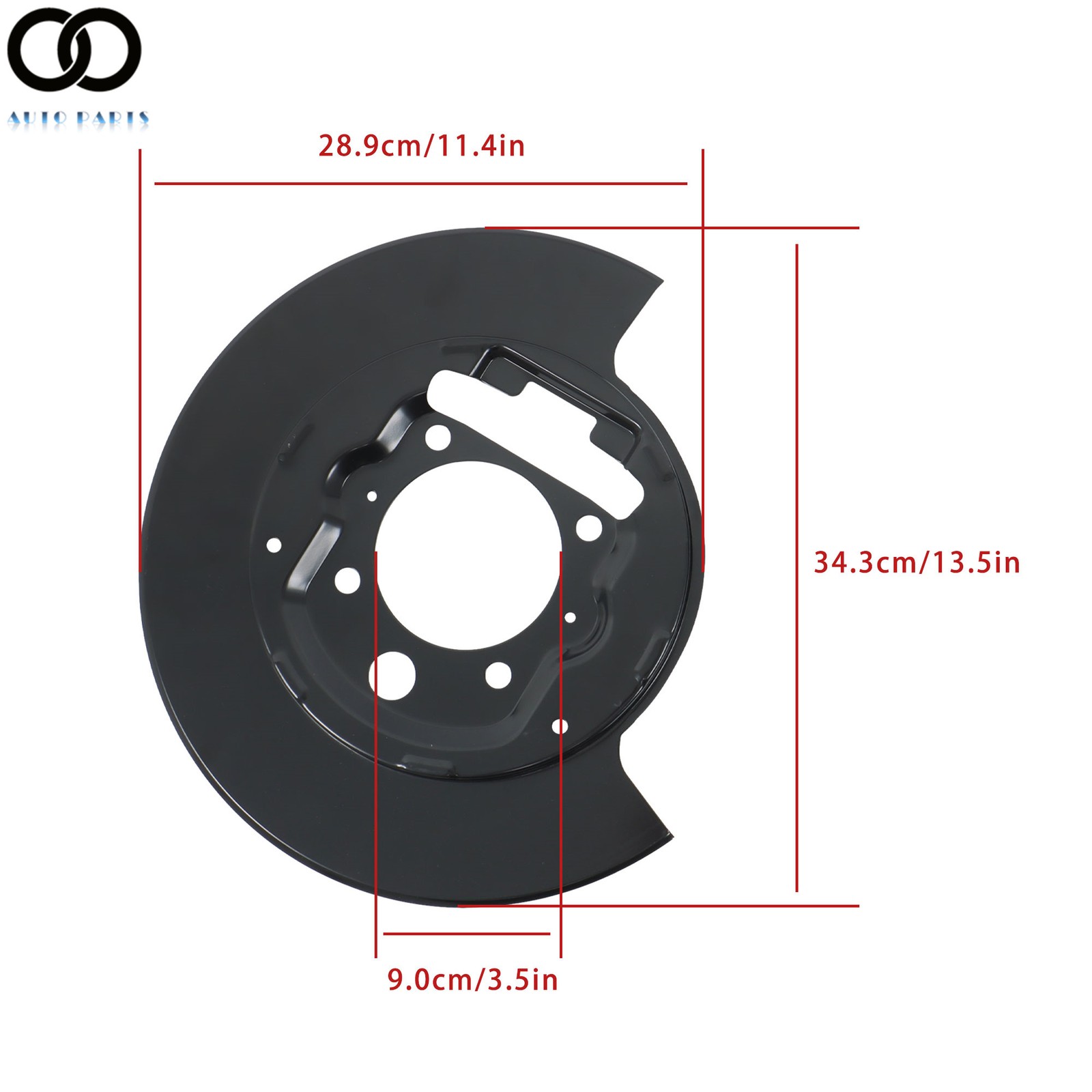 2Pcs Rear Left & Right Brake Dust Shield For Ford F-150 2004 2005 2006 2007 2008