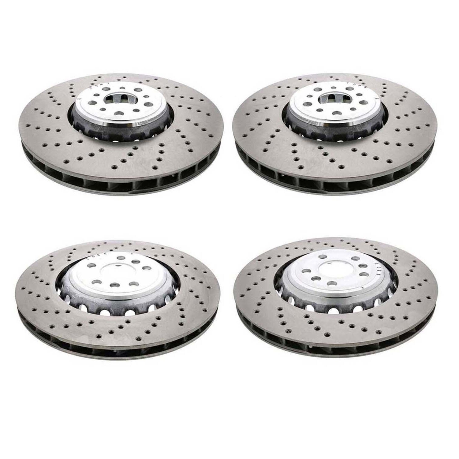 SHW OEM Front 395mm & Rear 380mm Brake Disc Rotors Kit for BMW F90 F92 F93 M5 M8