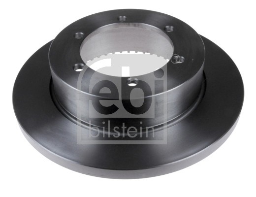2X Febi 108118 Rear Brake Discs Pair 280mm Solid Fits Nissan Atlas