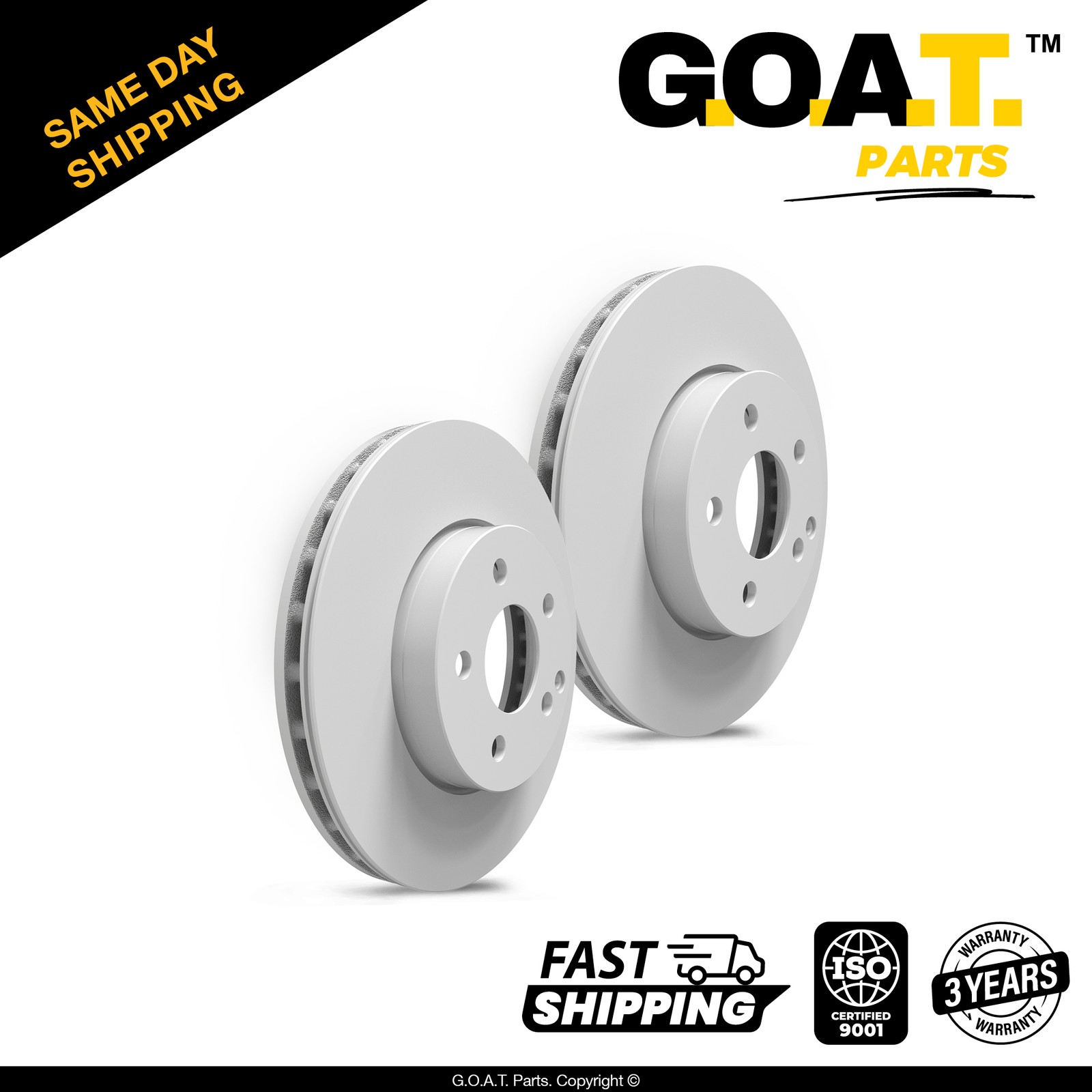 Front Brake Rotors Set for 03-09 Mercedes-Benz E320 06-09 E350 E500 11.61 inch