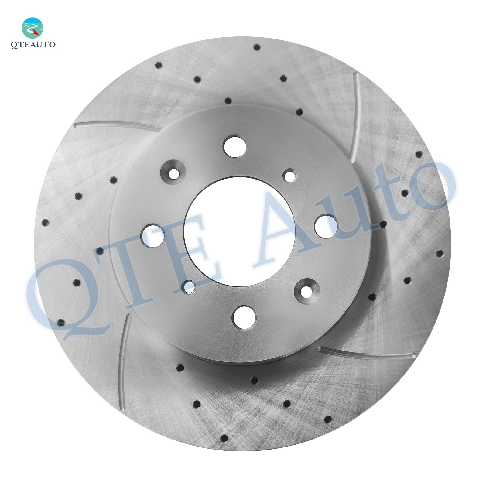 4P Front 262mm-Rear 239mm Drilled Brake Rotors For 1994 1995 Honda Civic DEL SOL