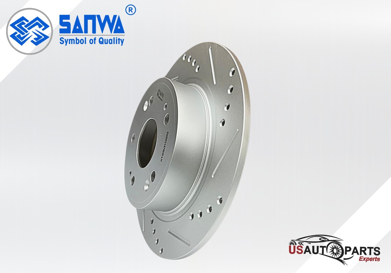 REAR LH BRAKE ROTOR SOLID & GEOMET COATED D&S 282 mm FOR HONDA ACCORD 05-24 3.0L