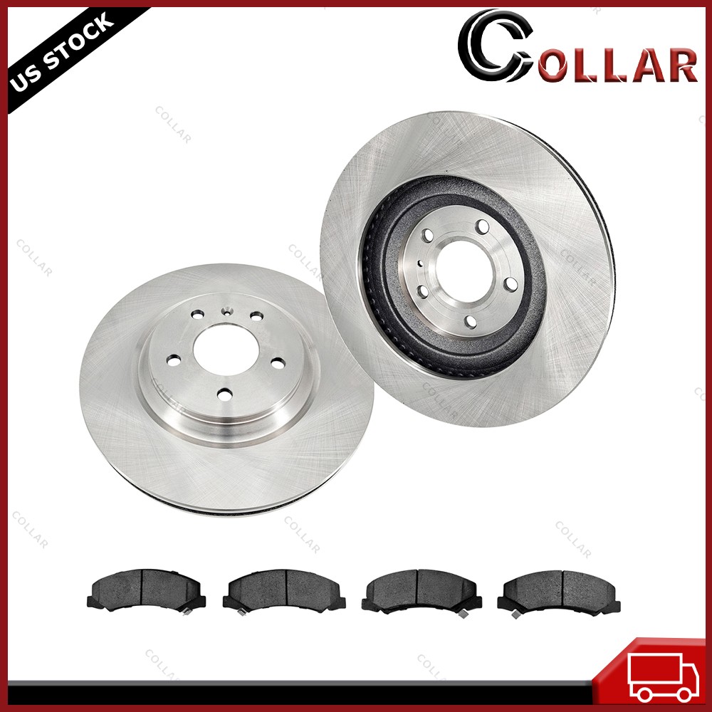 323mm Front Brake Rotors & Ceramic Pads For 06-11 Cadillac DTS Buick Lucerne V8