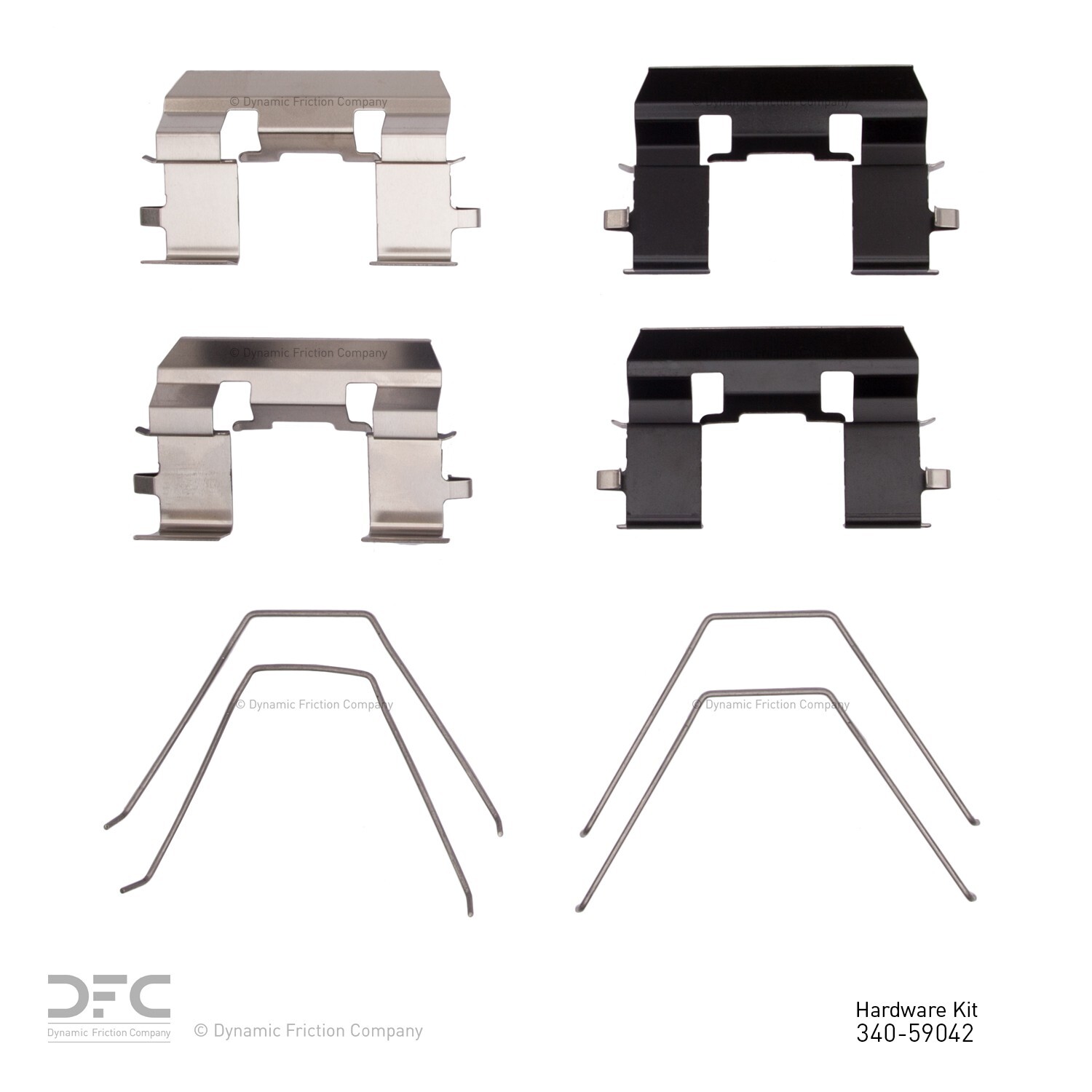 Dynamite Friction Disc Brake Hardware Kit for TSX, Accord, TL, RL, CL 340-59042