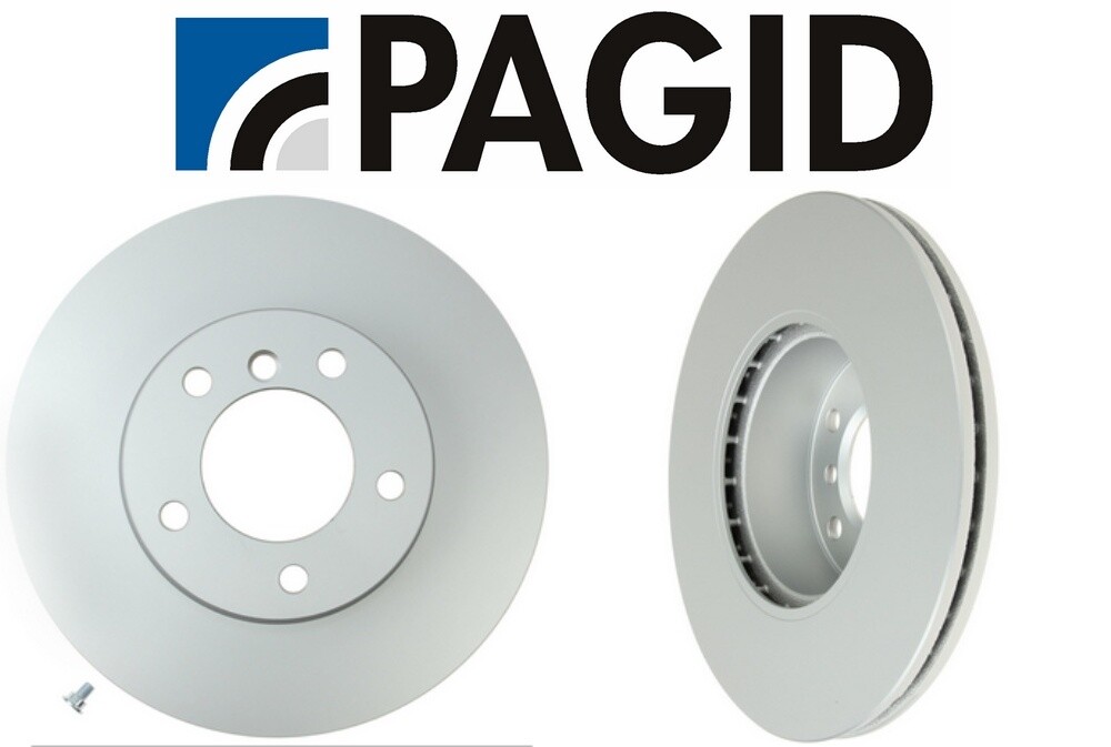 PAGID Ant-Corrosion Coated Fr Brake Disc SET BMW OE # 34116792219 see Fitment
