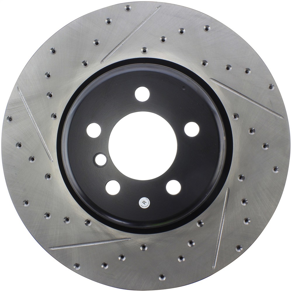 StopTech 127.34144R Front Right Drilled Brake Rotor for 13-16 335i / 17-20 440i