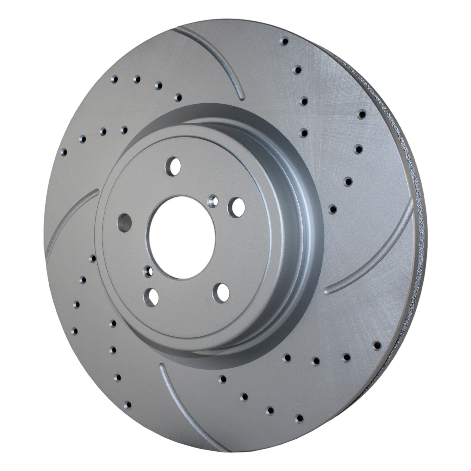 Bison Performance Pair Front Coat Drilled 316mm Brake Rotors for Forester Legacy