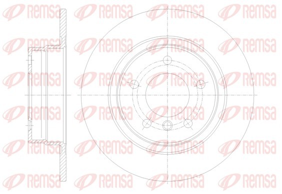 Remsa 61084.00 Brake Disc for BMW