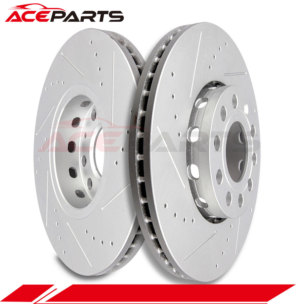 FRONT BRAKE ROTORS FOR AUDI 100 QUATTRO AUDI A4 QUATTRO VOLKSWAGEN PASSAT DRILL