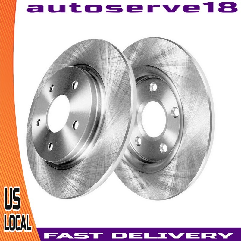 For CHEVROLET IMPALA Brake Disc Rotors Rear 2011 2012 2013 Set Direct Fit
