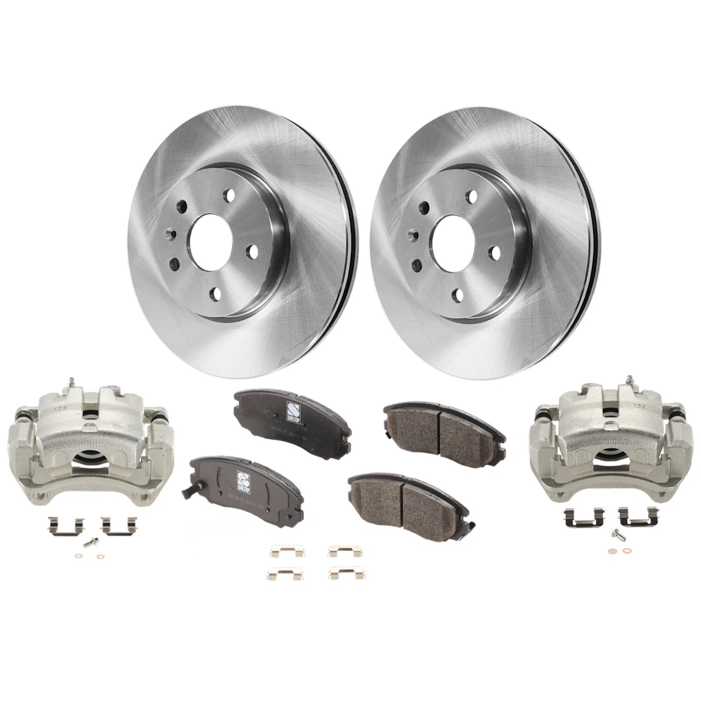 2-Wheel Set Brake Kit With Calipers Front for Chevy Chevrolet Impala Equinox GMC