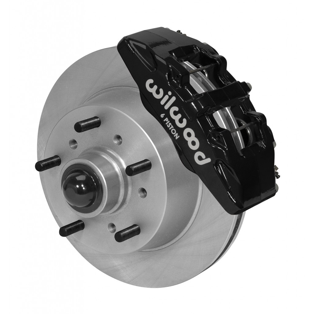 Wilwood For Ford F-100 57-67 Brake Kit Dynapro 6 Rotor Front 11.75 Black