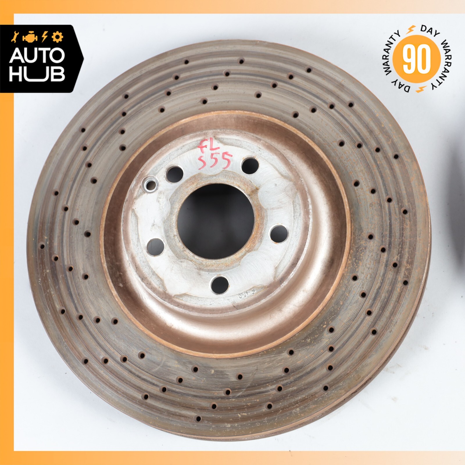 03-06 Mercedes W220 S55 CL600 Front Left & Right Brake Rotors Disc Set of 2 OEM