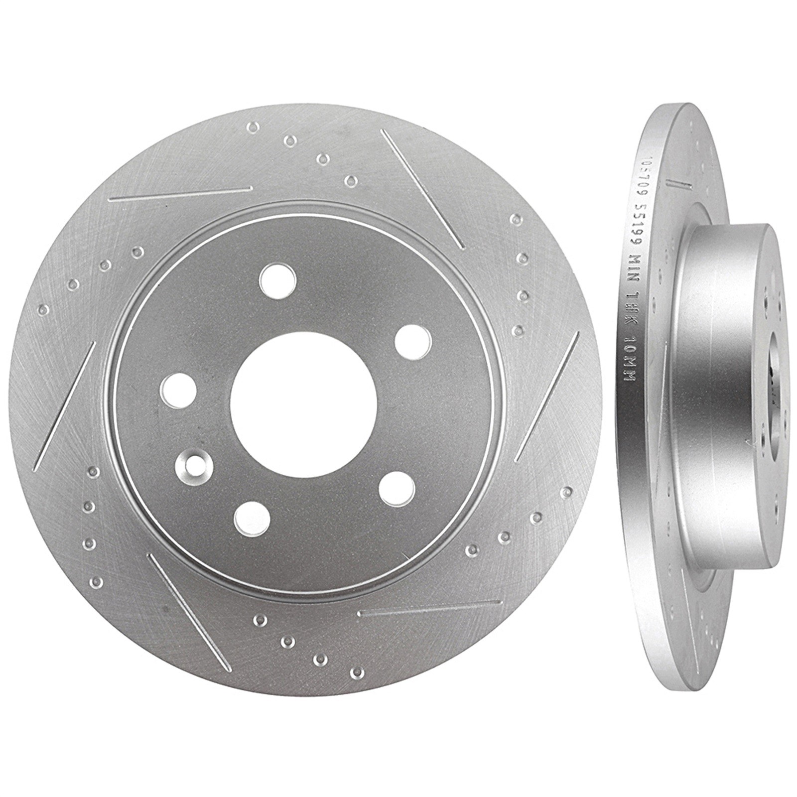 268mm Rear Discs Brake Rotors For Chevrolet Cruze 2011 2012 2013 Slot and Solid