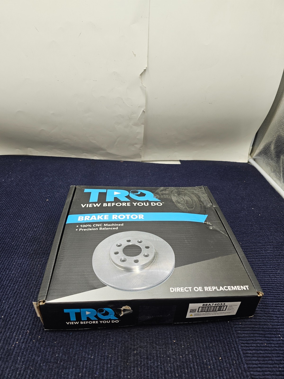 TRQ BRA74033 Brake Disc Rotor Replacement For Honda Civic Insight Model