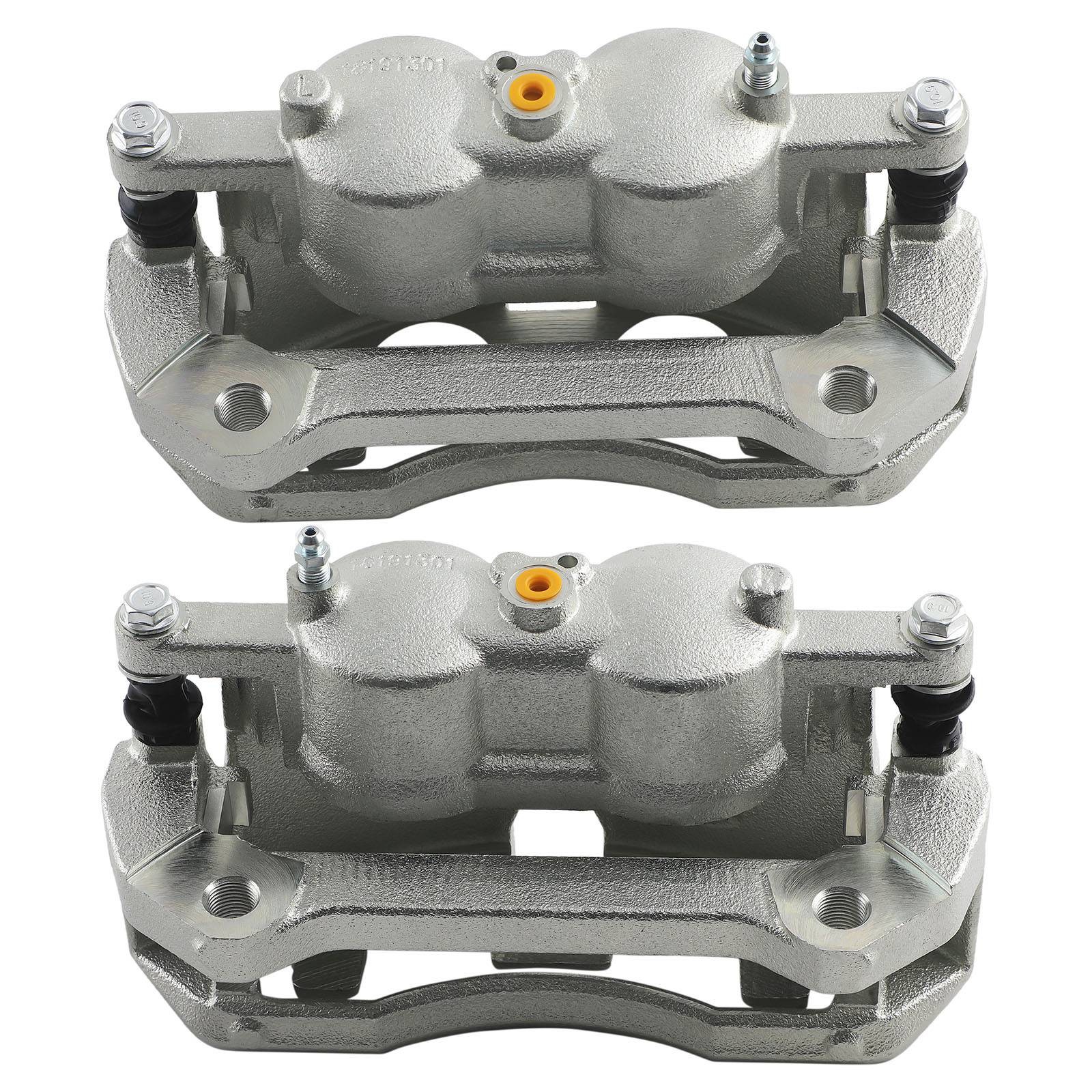 2pcs Front Brake Calipers w/ Bracket Kit for F-150 2.7L/3.5L/3.7L FL3Z-2B121B