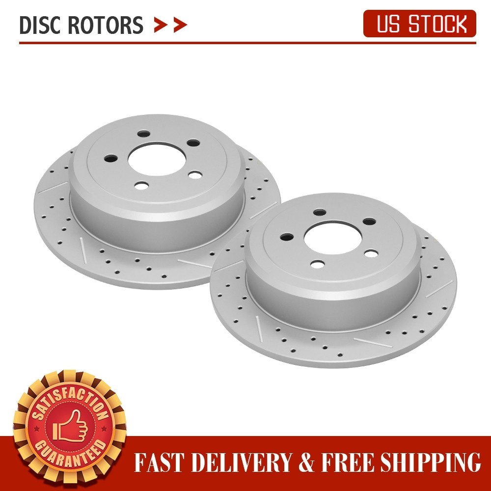 12.44 inch (316mm) Rear Disc Brake Rotors for 2008-2012 Jeep Liberty Dodge Nitro