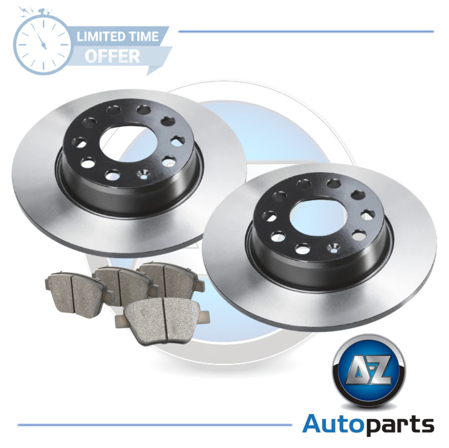 For VW – Caddy MK3 2004-2015 Rear 272mm Solid Brake Discs and Pads