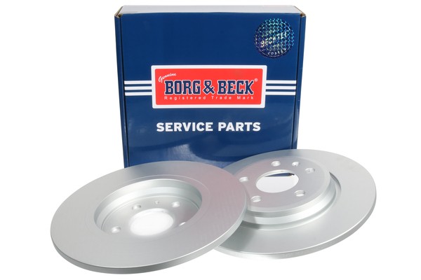 2x Brake Discs Pair Solid fits AUDI A4 B9 2.0D Rear 2015 on 300mm Set B&B New