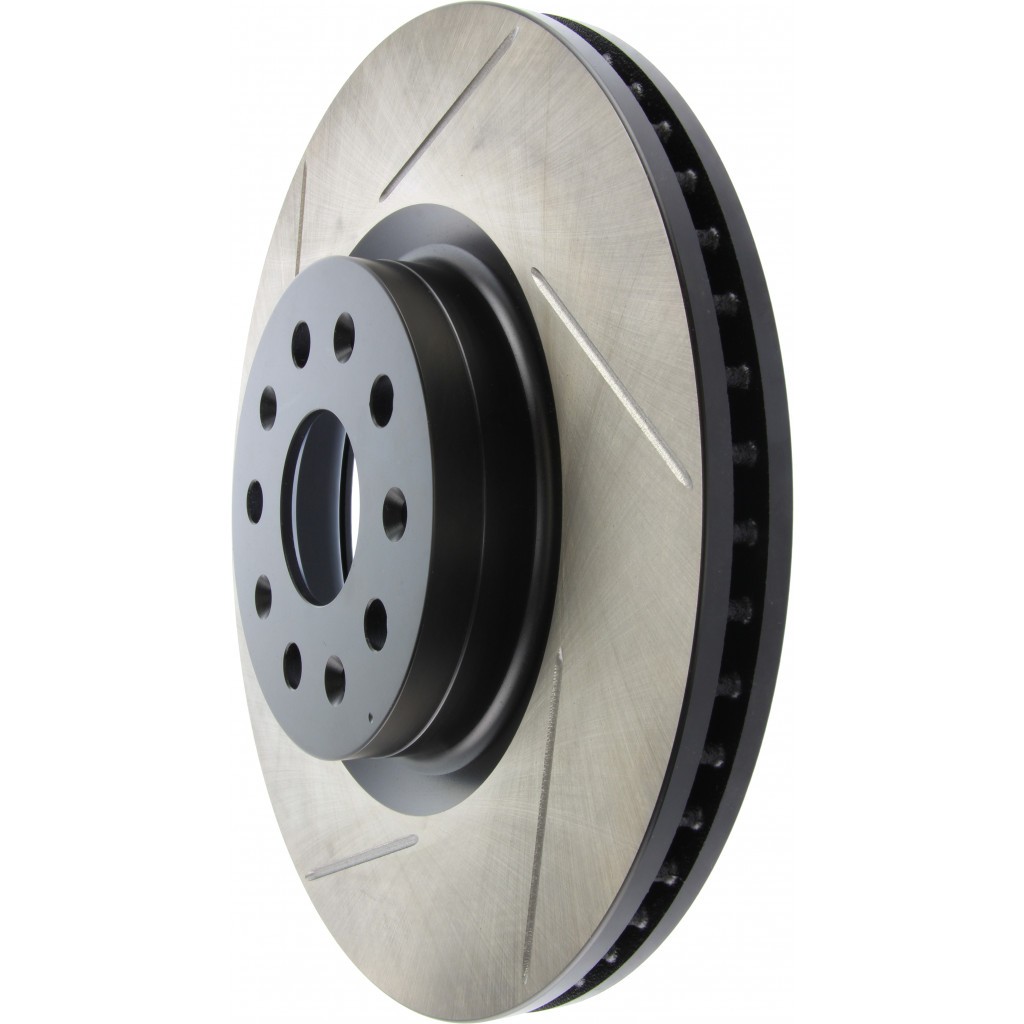 StopTech For Cadillac CT6 2016-2018 Brake Rotor Slotted – Front Passenger Side