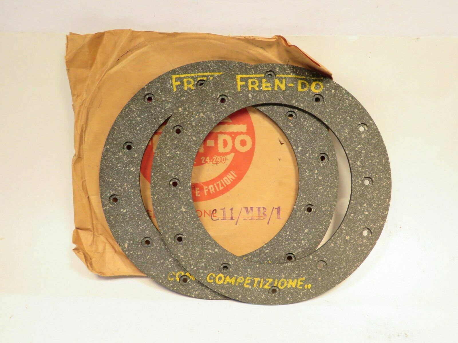 Clutch Disc Linings NOS Frendo Competition Series 8 7/8″ Fits Mercedes 300SL SLR