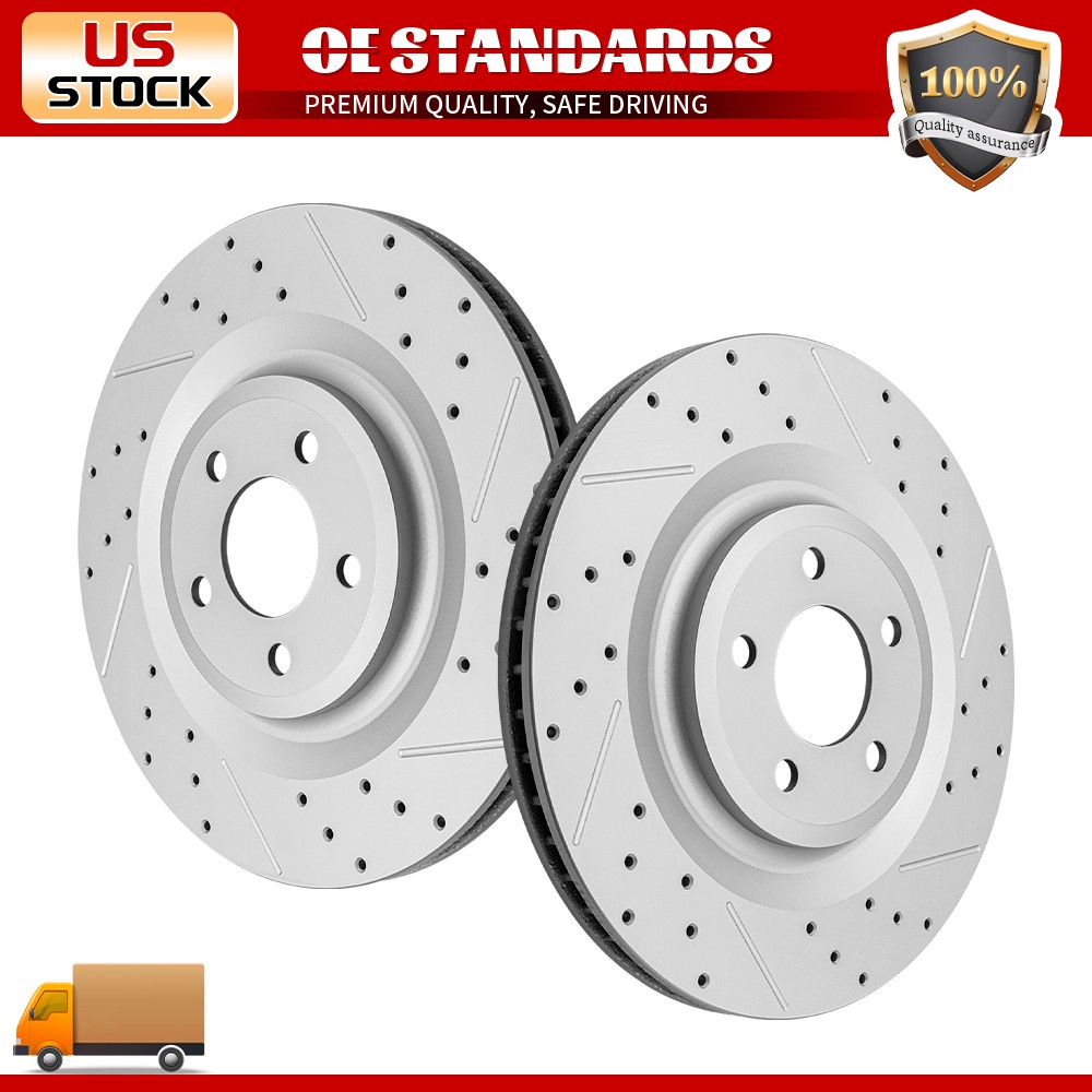 13.78 inch (350mm) Vented Rear Disc Brake Rotors for 2020 – 2025 Lincoln Aviator