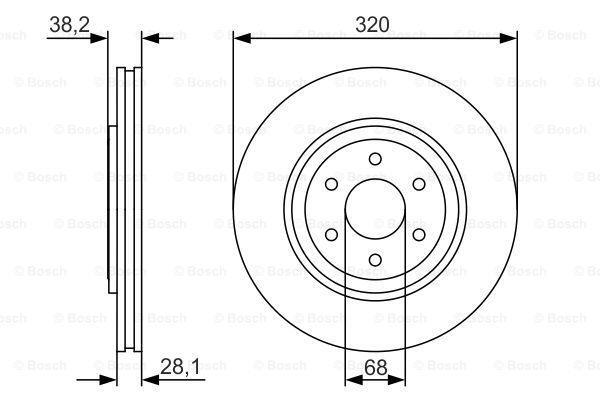 Fits Navara Pathfinder 2.5 dCi 3.0 4.0 Firstpart Front Brake Disc