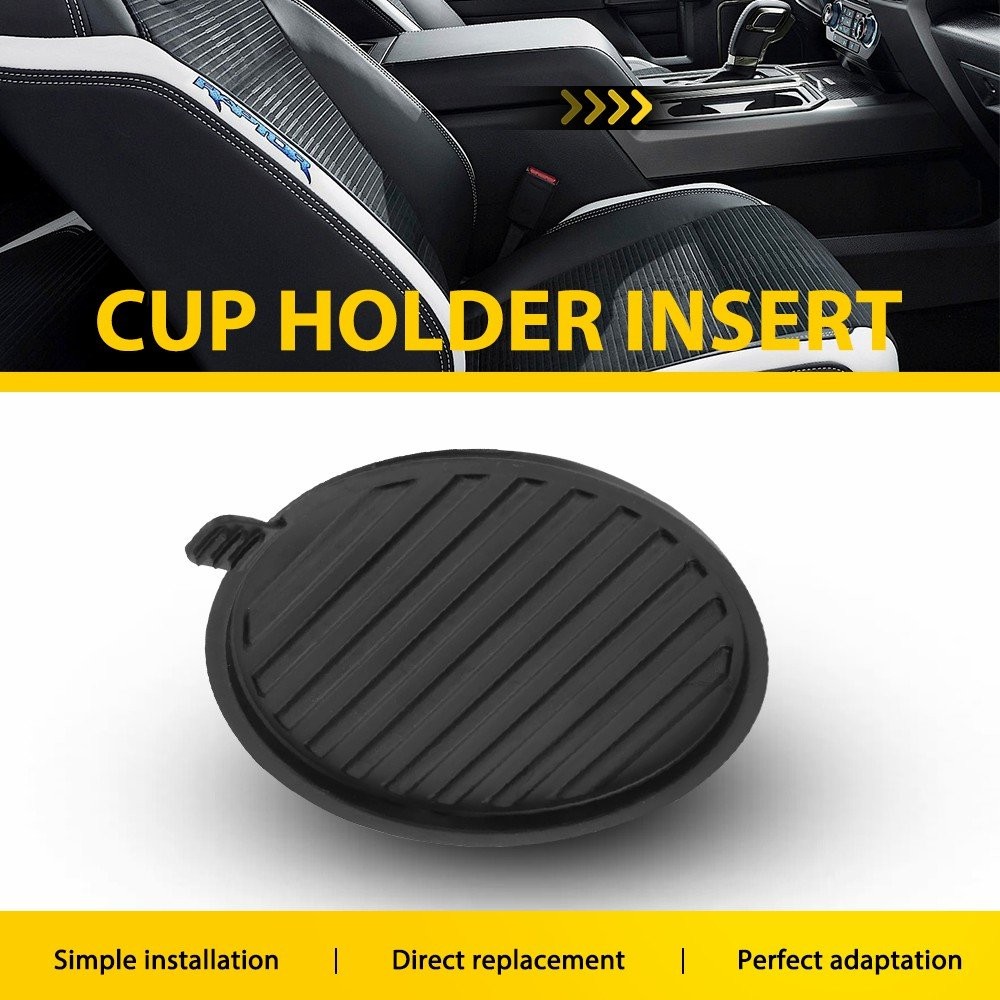 Front Console Cup Holder Insert Liner Fit For Ford F-150 JL3Z-1513562-AA E