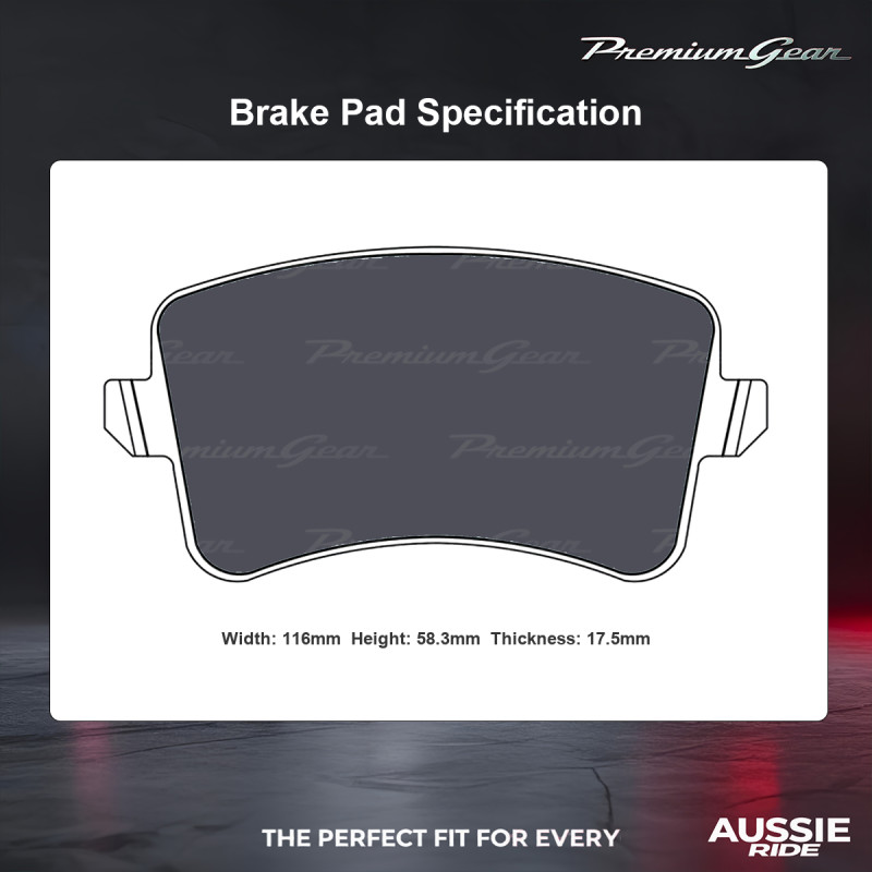 Pair Rear Disc Rotors+Brake Pads 280mm for Audi S4 8W2 B9 2008-2024