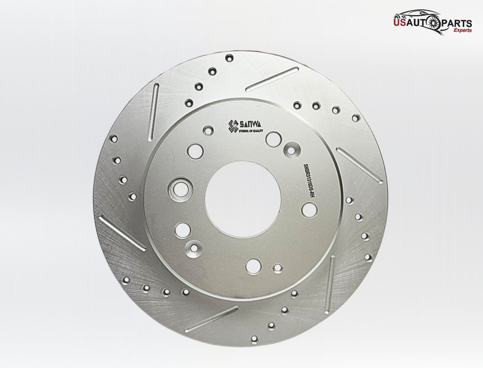 REAR RH BRAKE ROTOR SOLID & GEOMET COATED D&S 282MM FOR HONDA ELEMENT 03-11 2.4L